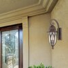 Designers Fountain Berkshire 23in Burnished Antique Copper 3-Light Outdoor Line Voltage Wall Sconce 20621-BAC